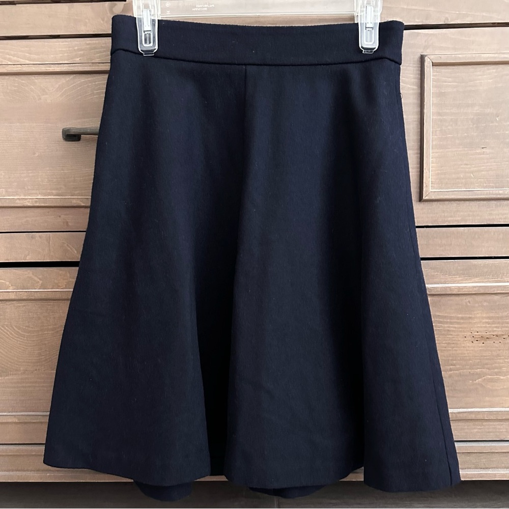 Ann Taylor Navy A-Line Skirt